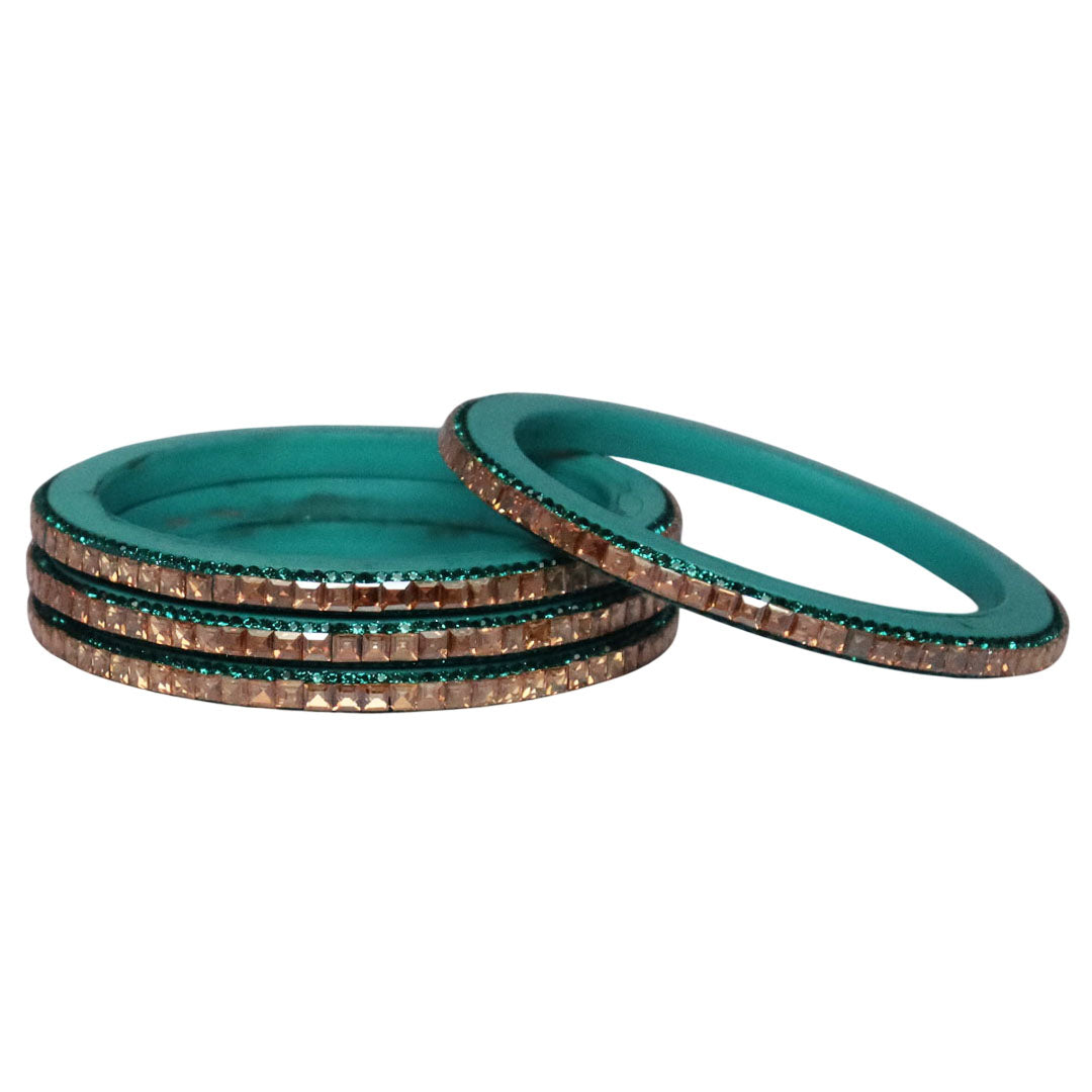 Handcrafted Lac Bangles – Rajasthani Kundan Design for Weddings