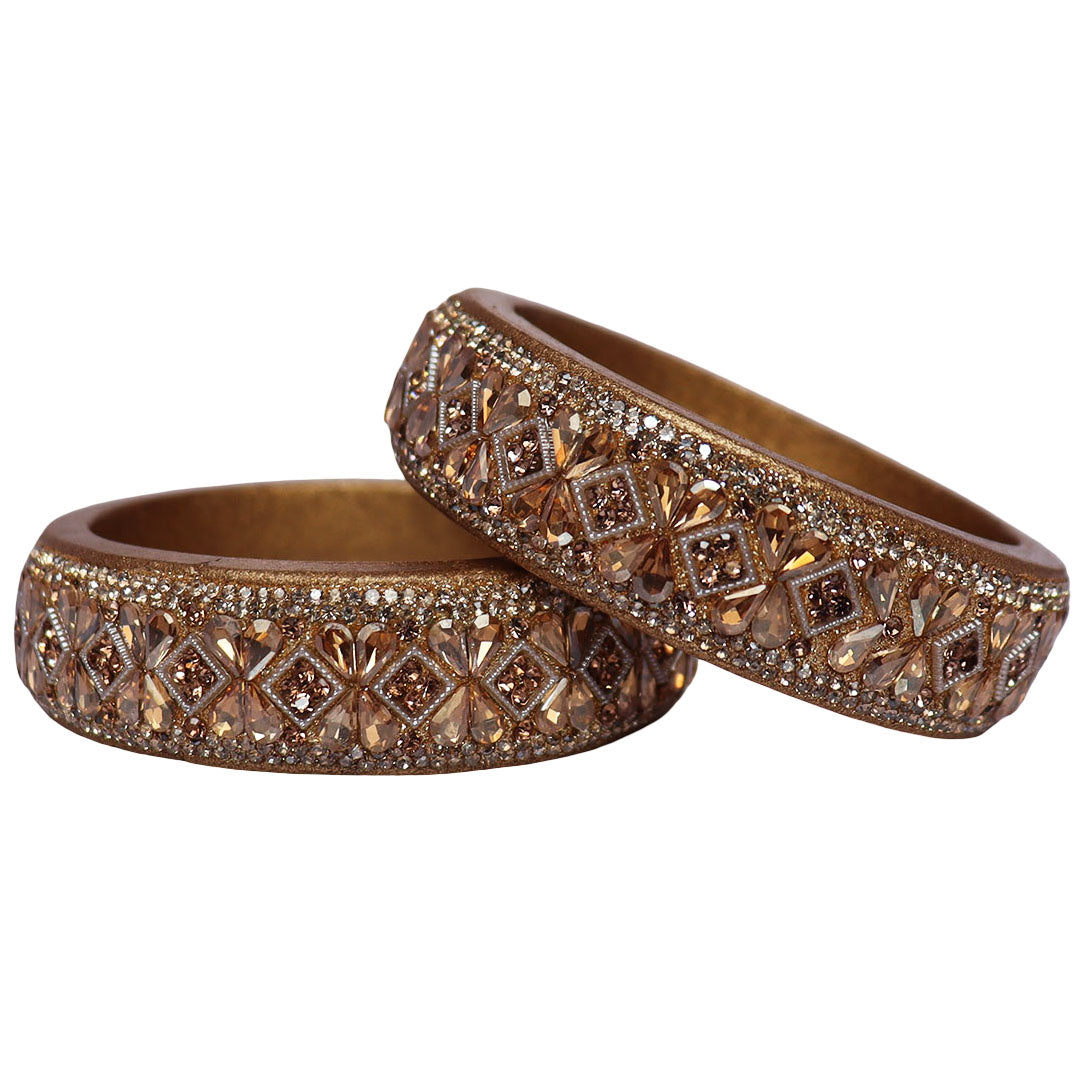 Jaipuri Designer Lac Kada Bangles For Women With Latest Kundan Design