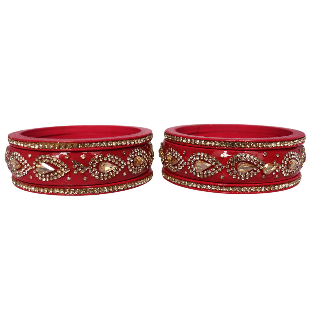 Raksha Bandhan Special Pure Lac Short Bangles Set For Sister