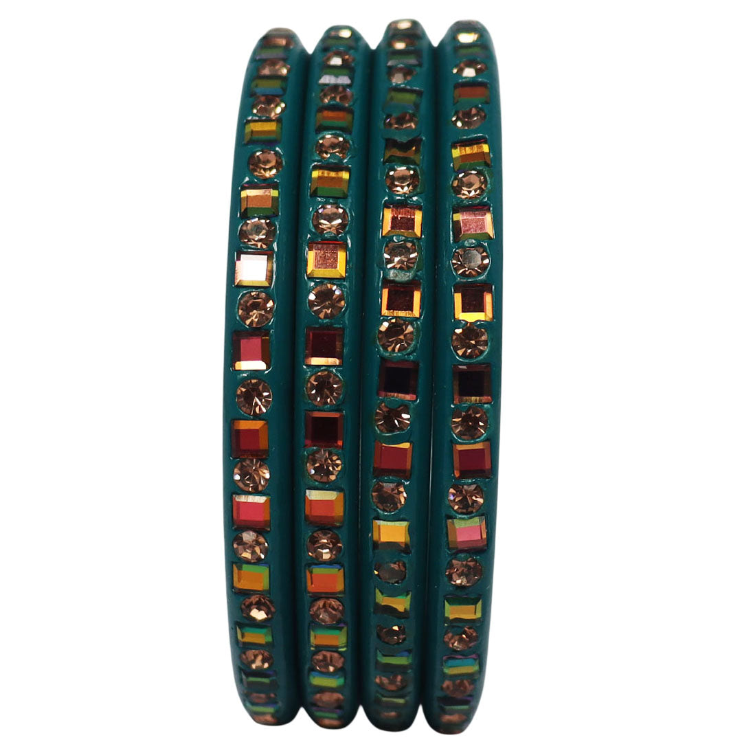 Festive Special Handmade Pure Lac Bangles with Latest Stones Design