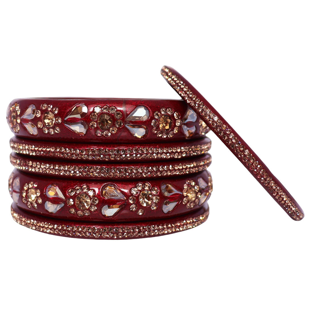 Jaipuri Handmade Lac Chura Set With Latest Kundan Design