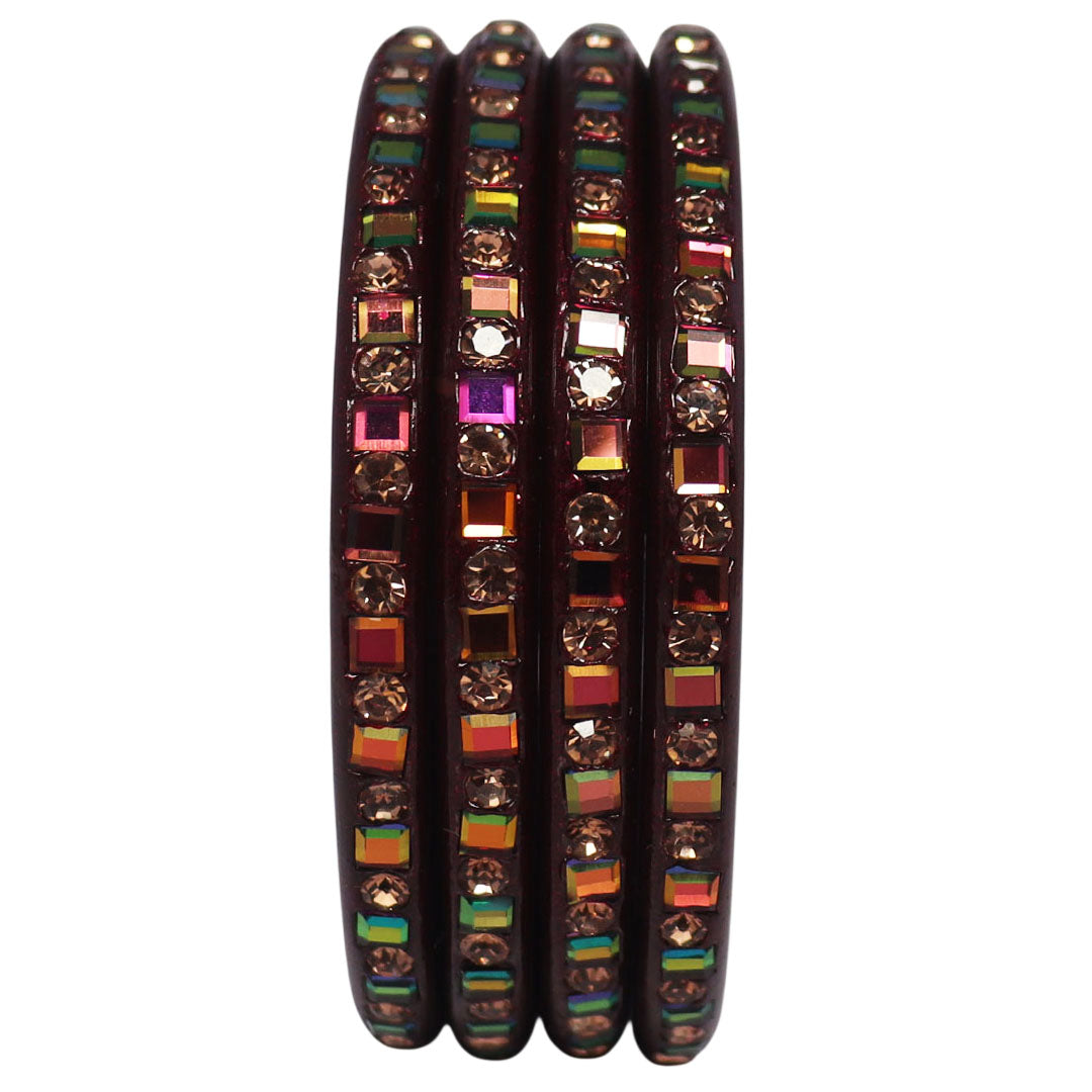 Festive Special Handmade Pure Lac Bangles with Latest Stones Design