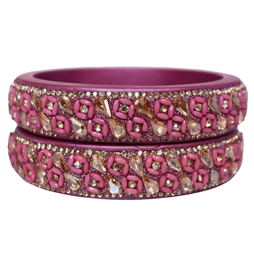 Jaipuri Handmade Lac Kada Bangles For Women With Latest Kundan Design