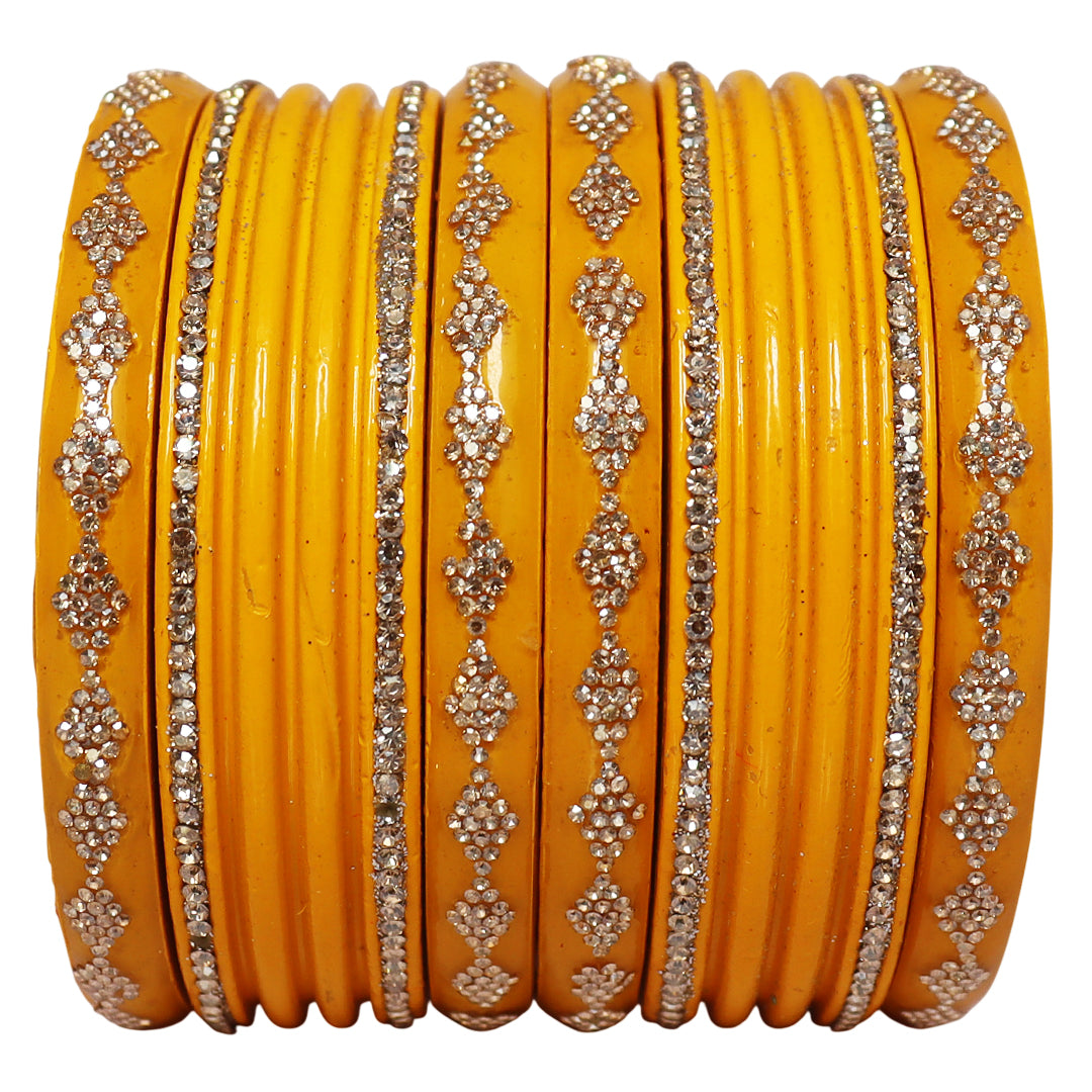 Festive Special Designer Lac Chura Set With Latest Rhinestones Design