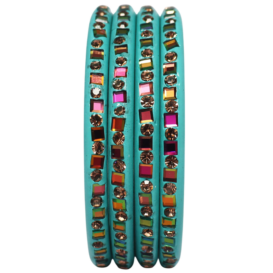 Festive Special Handmade Pure Lac Bangles with Latest Stones Design