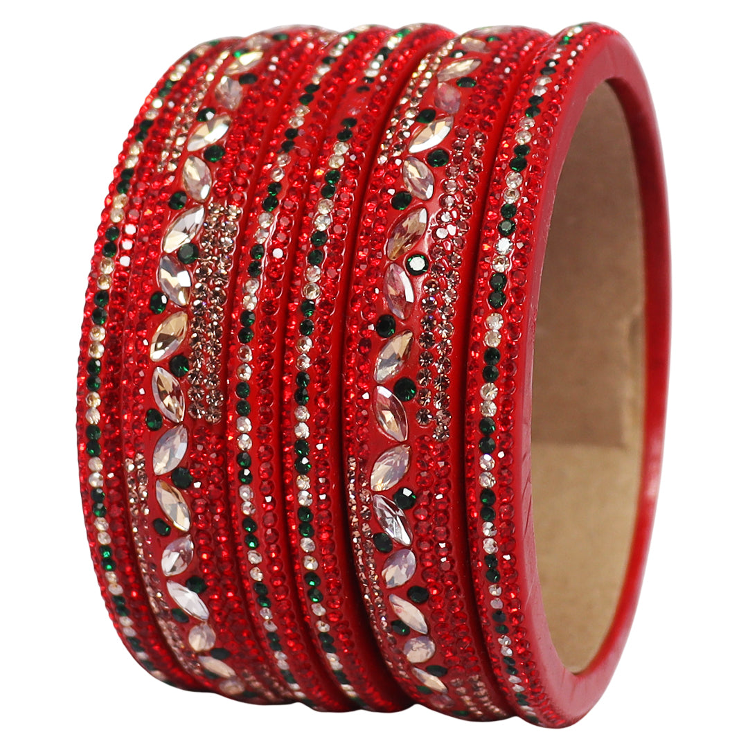 Festival Special Designer Lac Bangles Set With Latest Kundan Design
