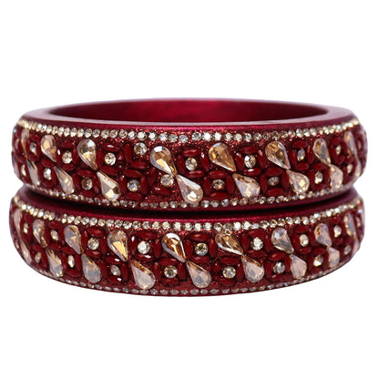 Jaipuri Handmade Lac Kada Bangles For Women With Latest Kundan Design