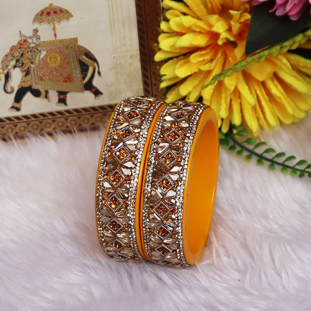 Jaipuri Designer Lac Kada Bangles For Women With Latest Kundan Design