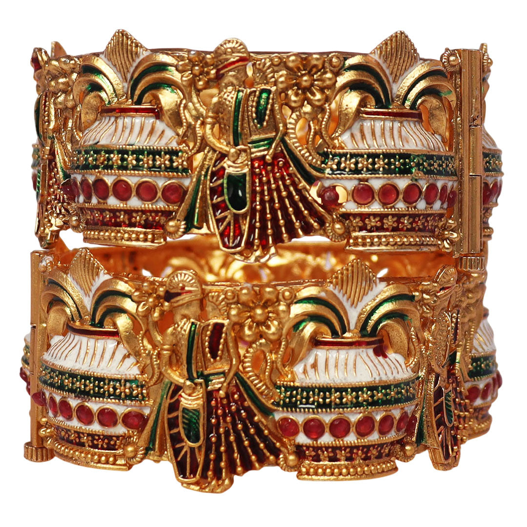 Stylish Metal Bracelet for Girls in Latest Dulha Dulhan Design