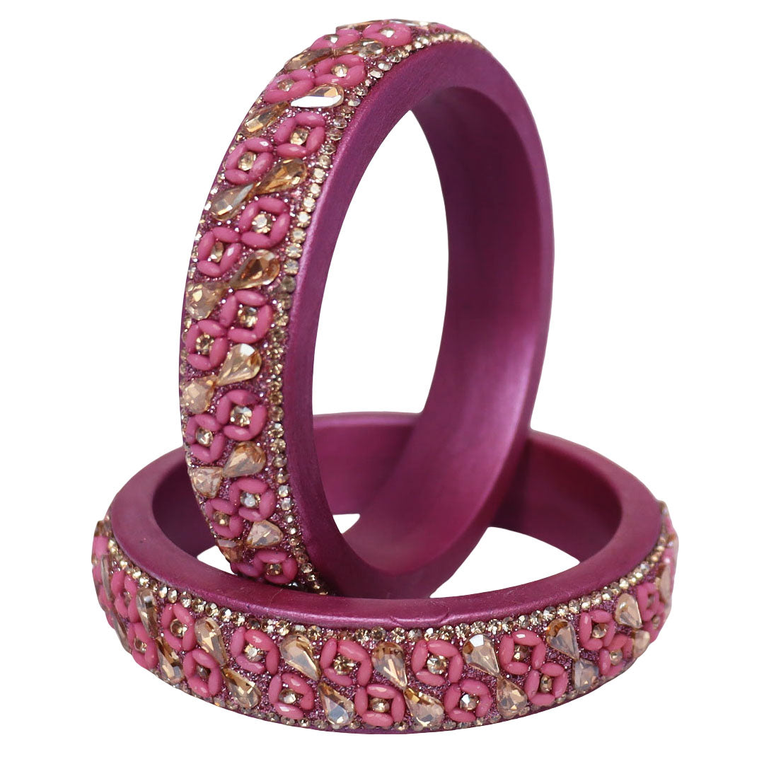 Jaipuri Handmade Lac Kada Bangles For Women With Latest Kundan Design