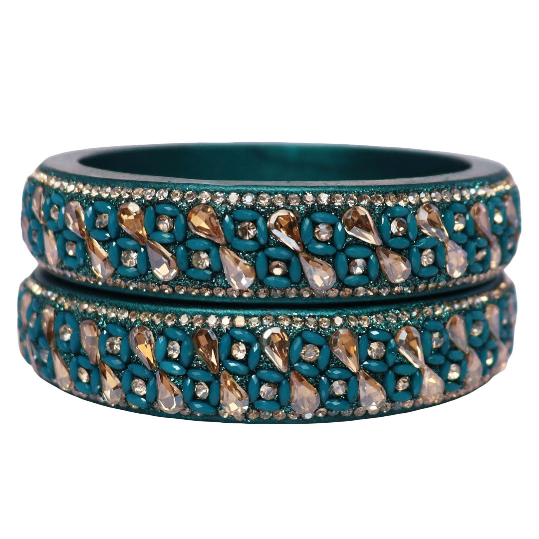 Jaipuri Handmade Lac Kada Bangles For Women With Latest Kundan Design