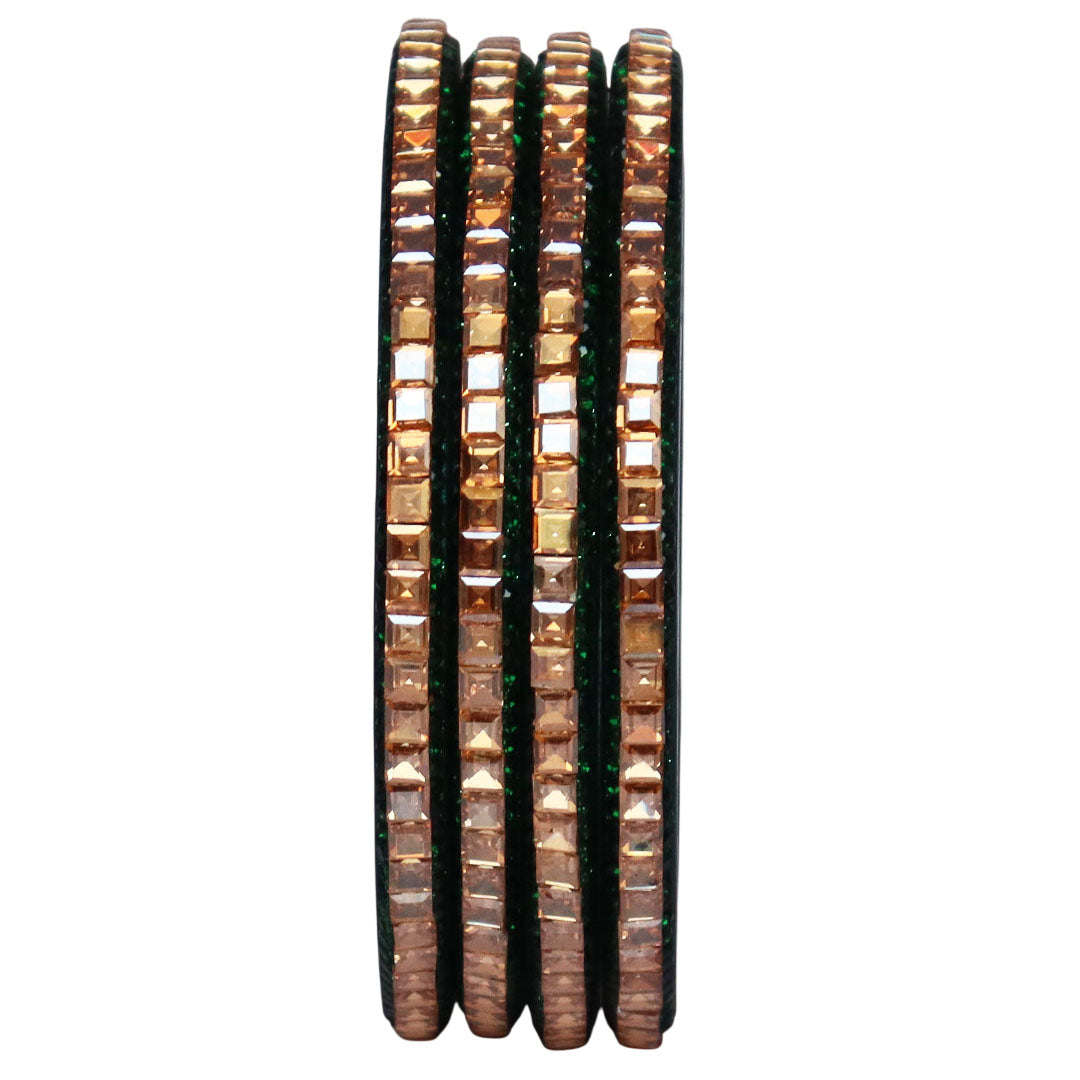 Handcrafted Lac Bangles – Rajasthani Kundan Design for Weddings