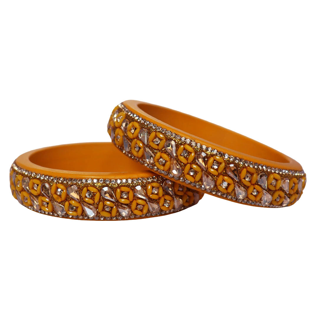 Jaipuri Handmade Lac Kada Bangles For Women With Latest Kundan Design