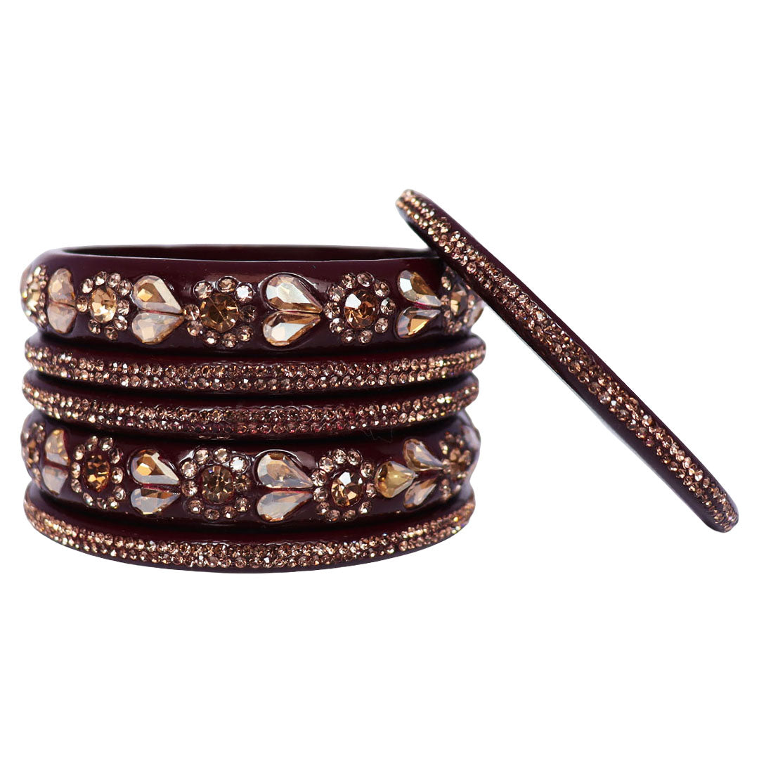 Jaipuri Handmade Lac Chura Set With Latest Kundan Design