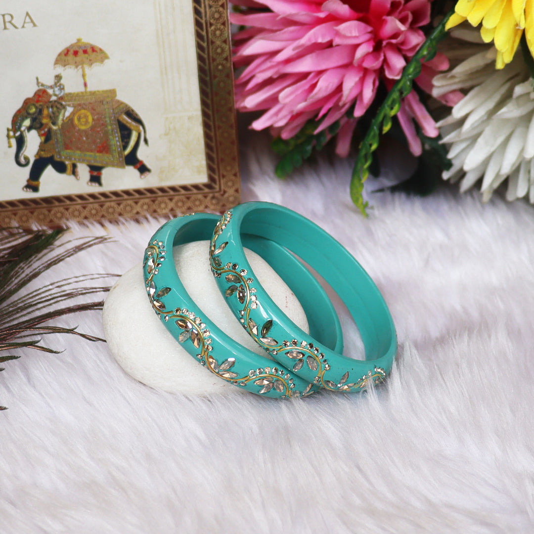 Raksha Bandhan Special Pure Lac Kada Bangles Pair