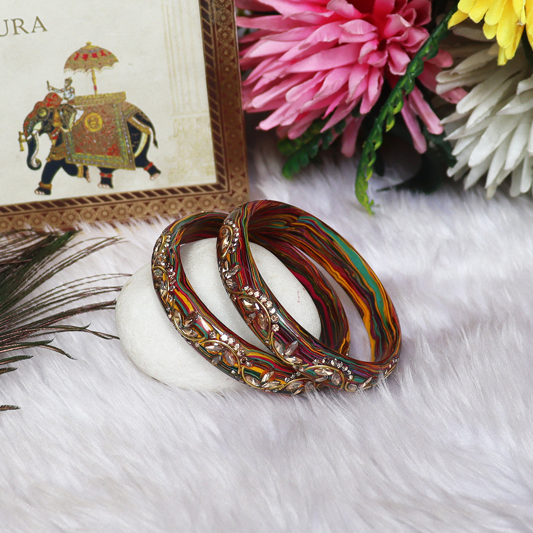 Raksha Bandhan Special Pure Lac Kada Bangles Pair
