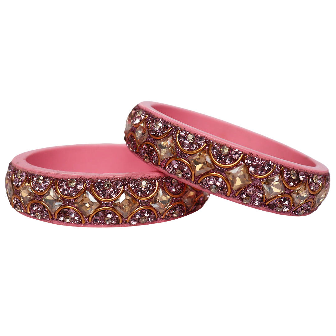 Jaipuri Fancy Lac Kada Bangles For Women With Latest Kundan Design