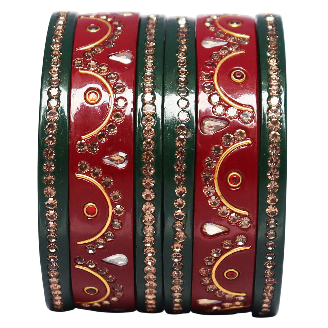 Marwadi Traditional Lac Chura Set Gift for Nanad