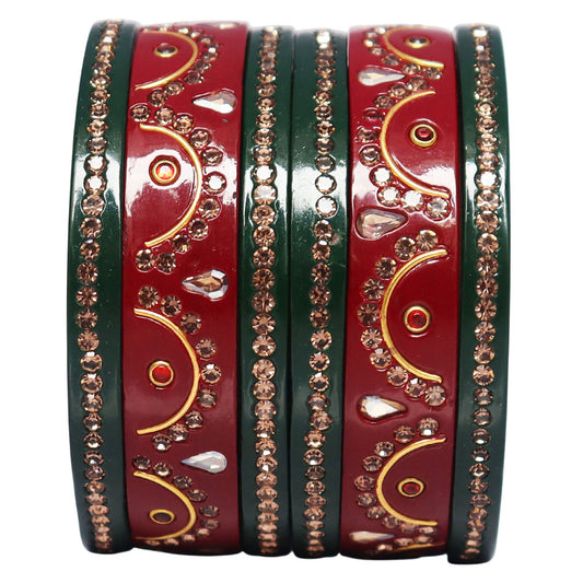 Marwadi Traditional Lac Chura Set Gift for Nanad