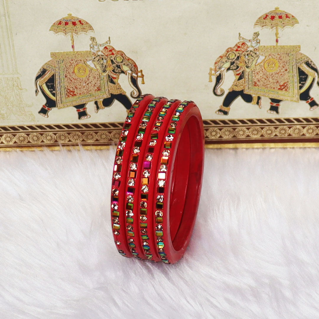 Festive Special Handmade Pure Lac Bangles with Latest Stones Design