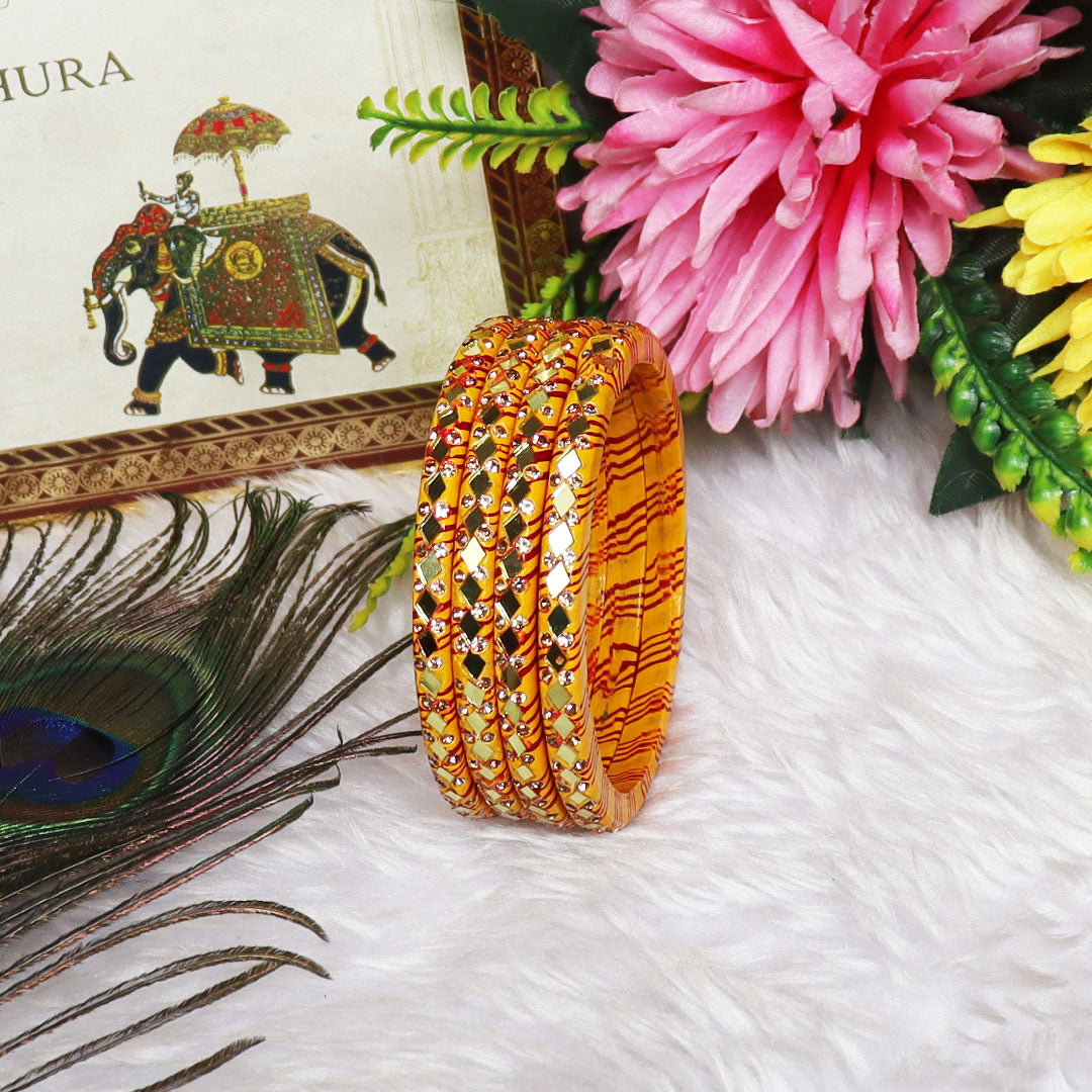 Lahariya Lac Bangles Set Rakhi Gifts for Bhabhi