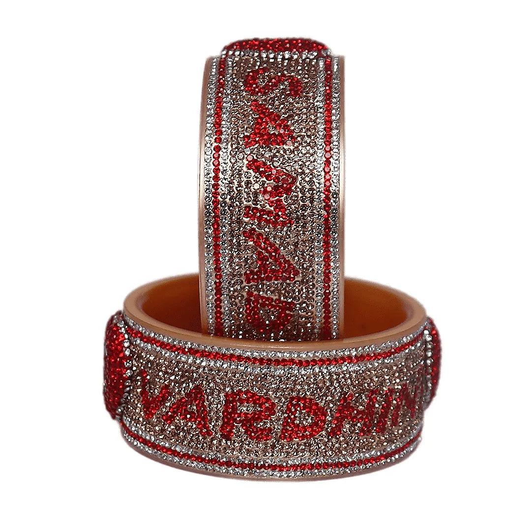 Beautiful Personalised Name Bangle Pair (Pack of 2)