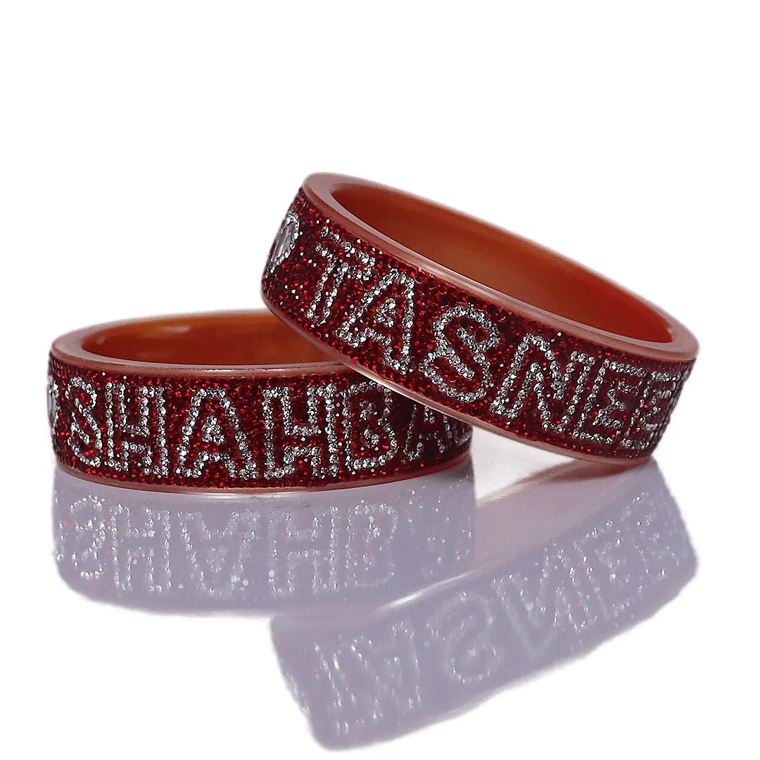 Best Customized Name Bangle Pair (Pack of 2)