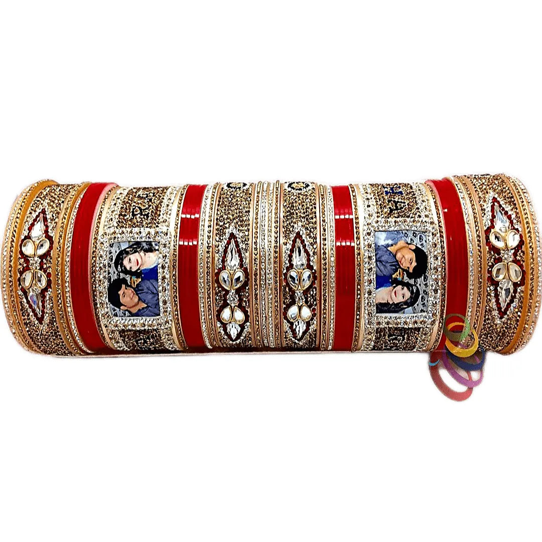 Gorgeous Name and Photo Bangle Set