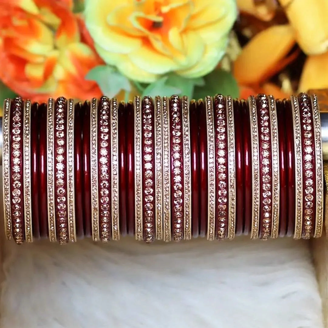 Beautiful Latest Lakh Bridal Bangle Set