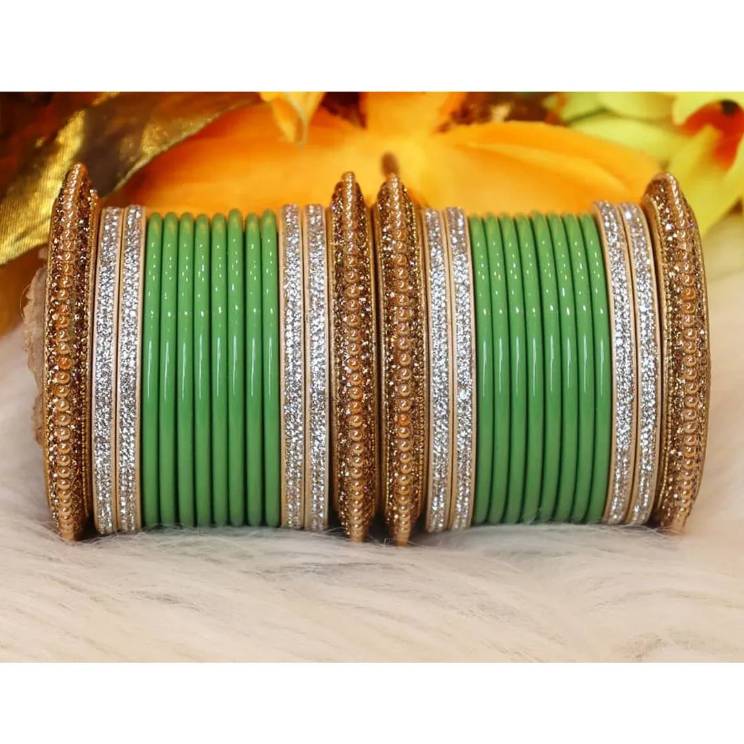 Lac Semi Bridal Chuda in Beautiful Design
