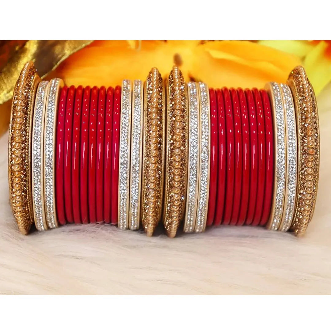 Lac Semi Bridal Chuda in Beautiful Design