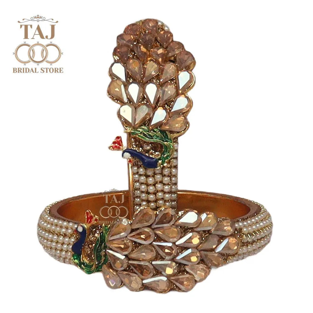 Designer Kada with Beautiful Peacock Design (Pack of 2)