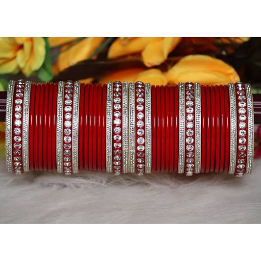 Lac Punjabi Chuda in Beautiful Design For Wedding Taj Bridal Store