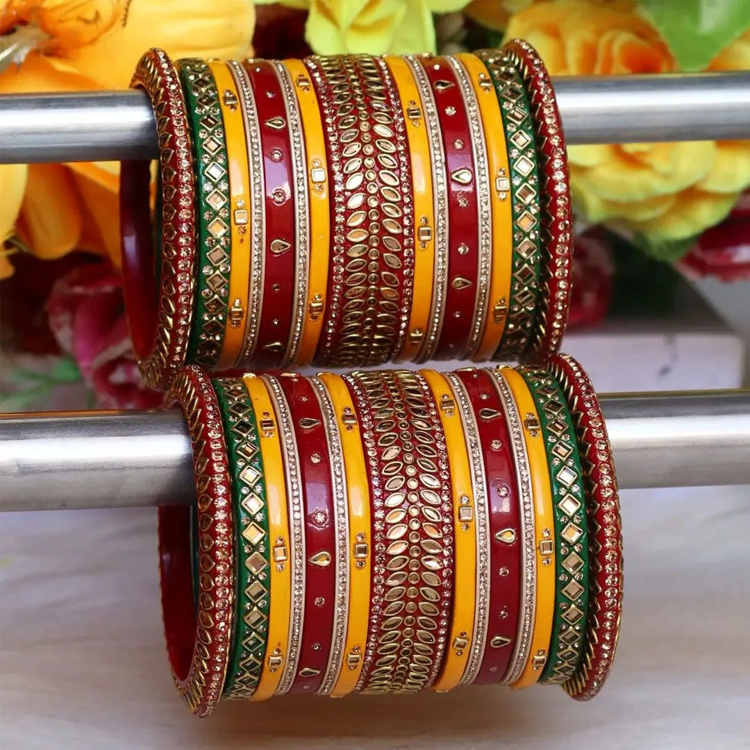 Best Lac Rajwadi Bangle Set For Wedding