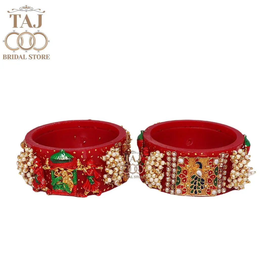 Rajwadi Seep Kada with Best Doli (Pack of 2) Taj Bridal Store