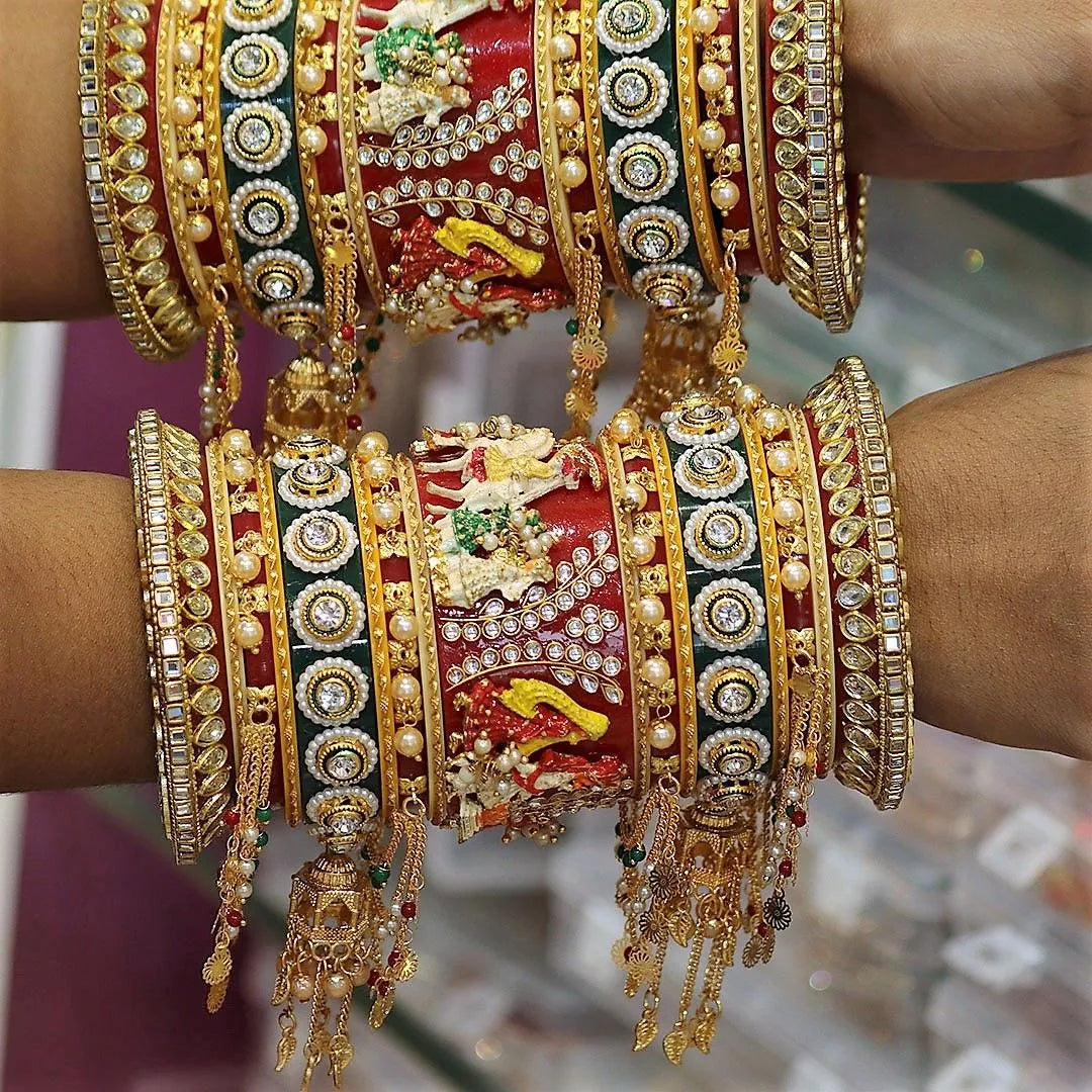 Rajwadi gold clearance bangles designs