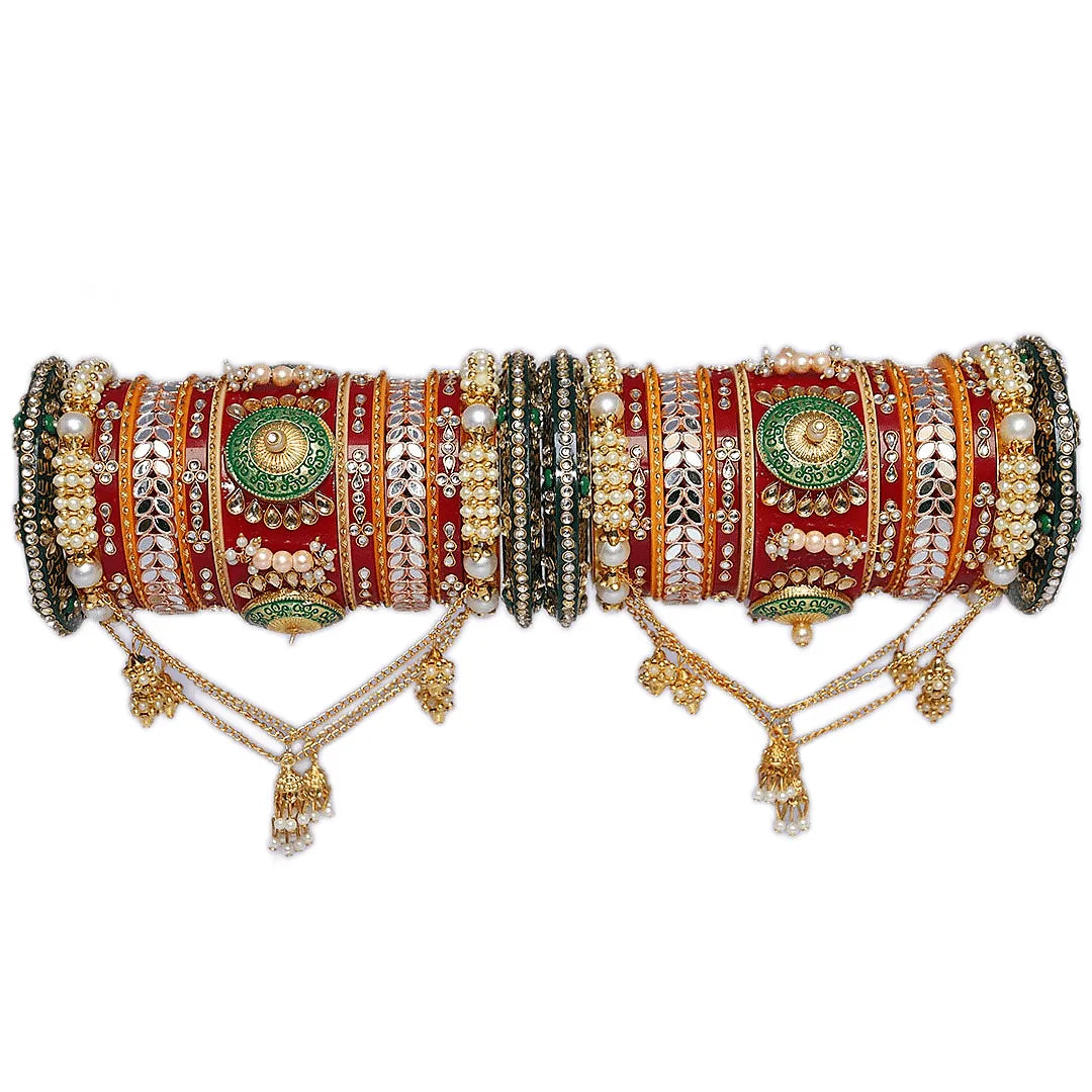 Beautiful Kundan Rajwadi Bridal Bangle