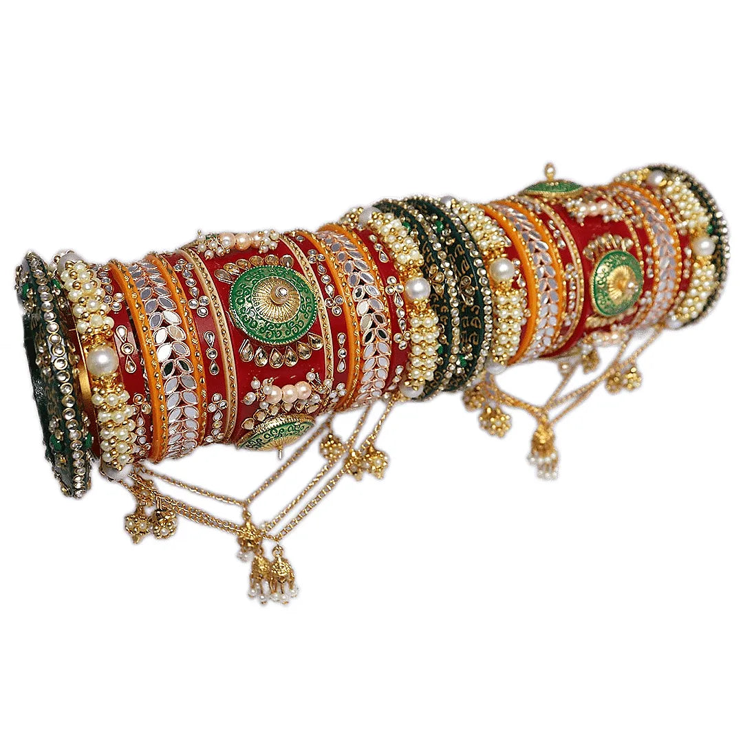 Beautiful Kundan Rajwadi Bridal Bangle