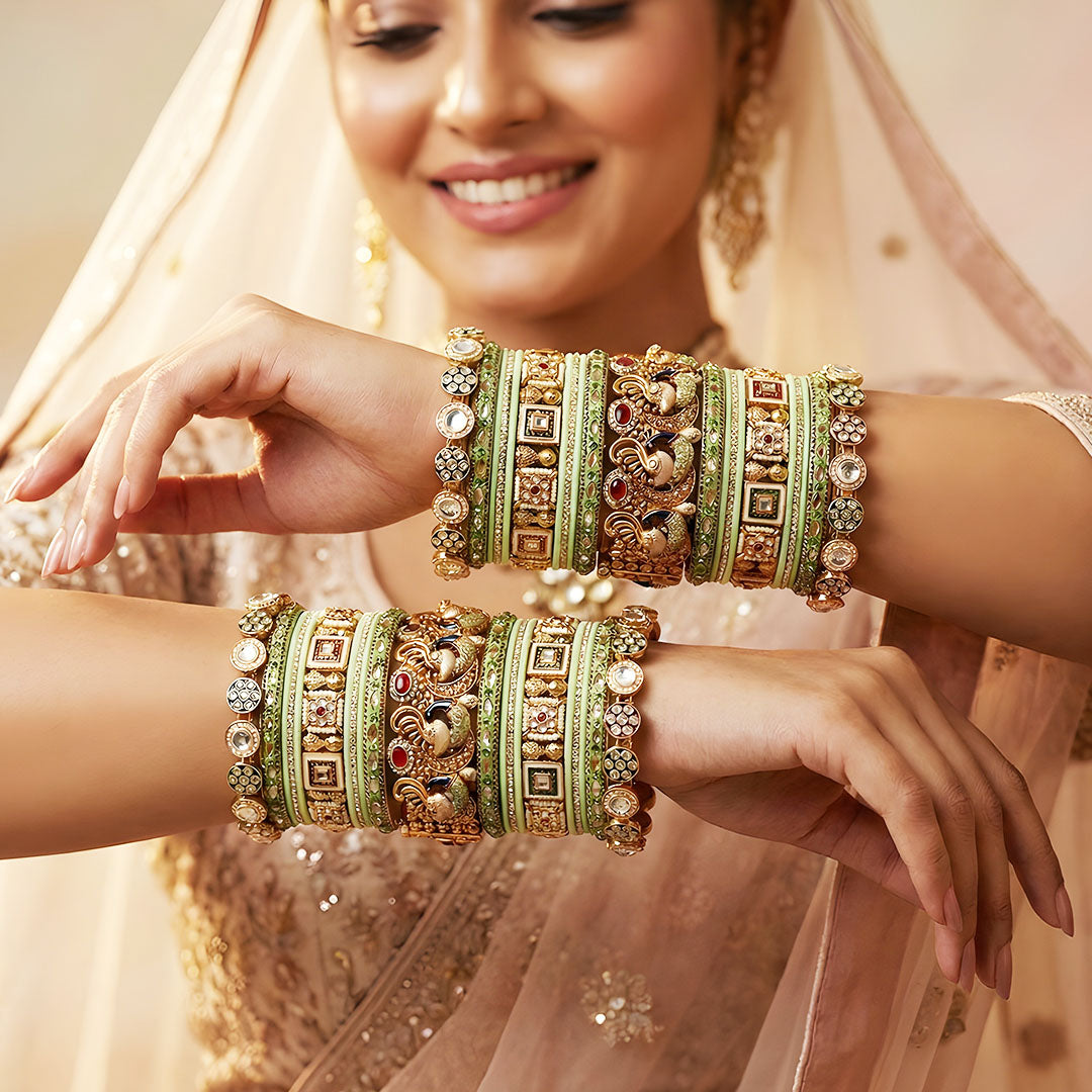 Rajasthani Bridal Chura Set for Wedding & Festival Wear