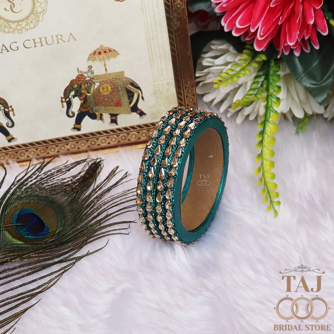 Pure Lac Bangles For Women With Best Kundan Design