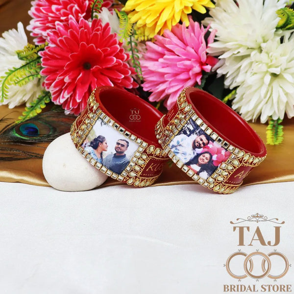 Customized Eternal Bond Photo & Name Bangles
