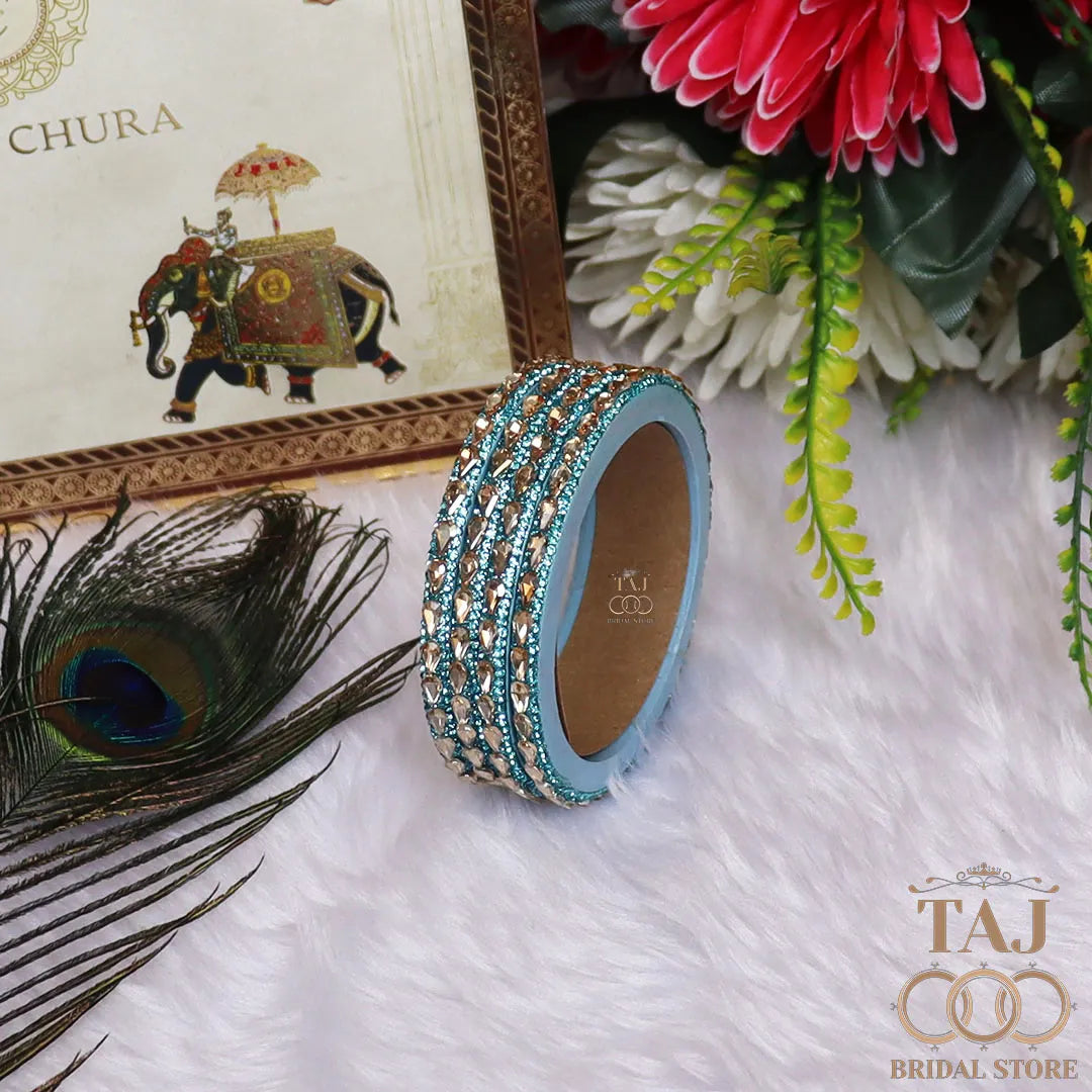 Pure Lac Bangles For Women With Best Kundan Design