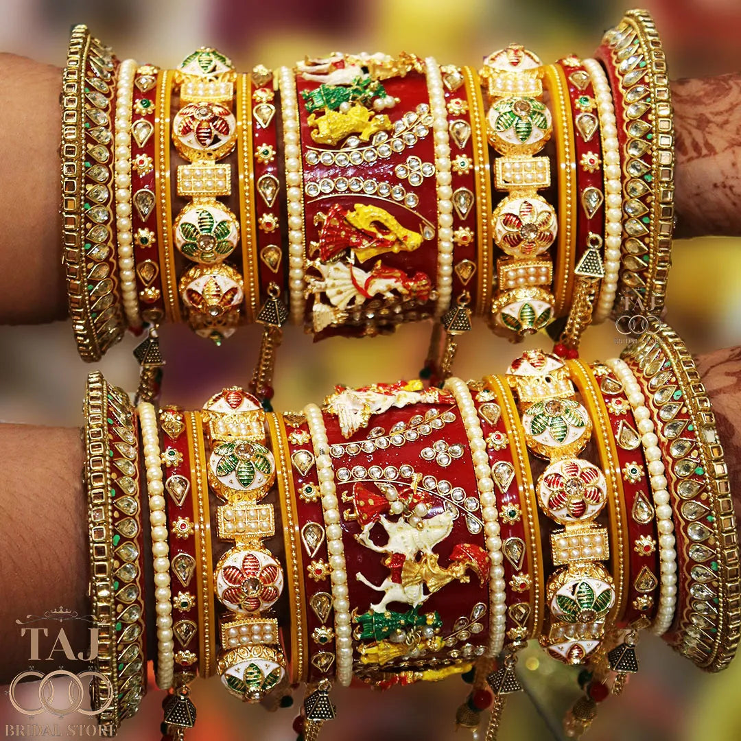 Wedding Bangles Set in Latest Doli Barat Design