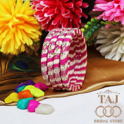 Traditional Indian bangles with a modern twist (Set of 2)