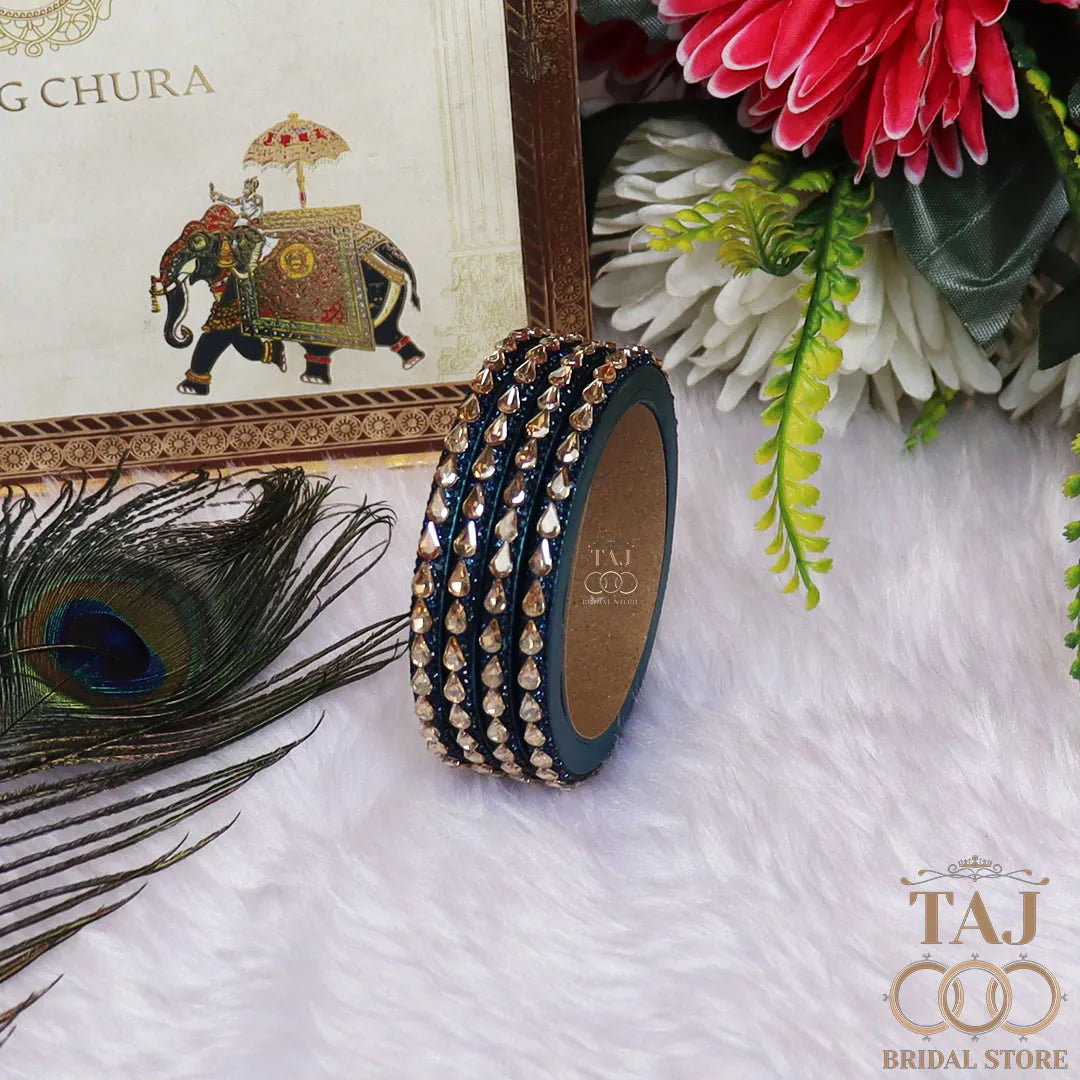 Pure Lac Bangles For Women With Best Kundan Design