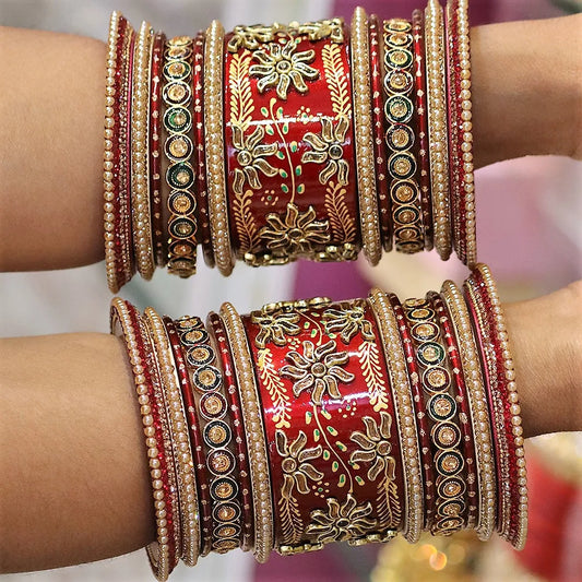 Beautiful Design Lakh Bridal Bangle Set