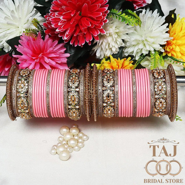 Traditional Charm: High-Quality Lac Chura for Elegant Weddings