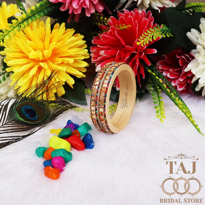 Rajasthani Kundan Lac Kada Bangles with Best Kundan Design