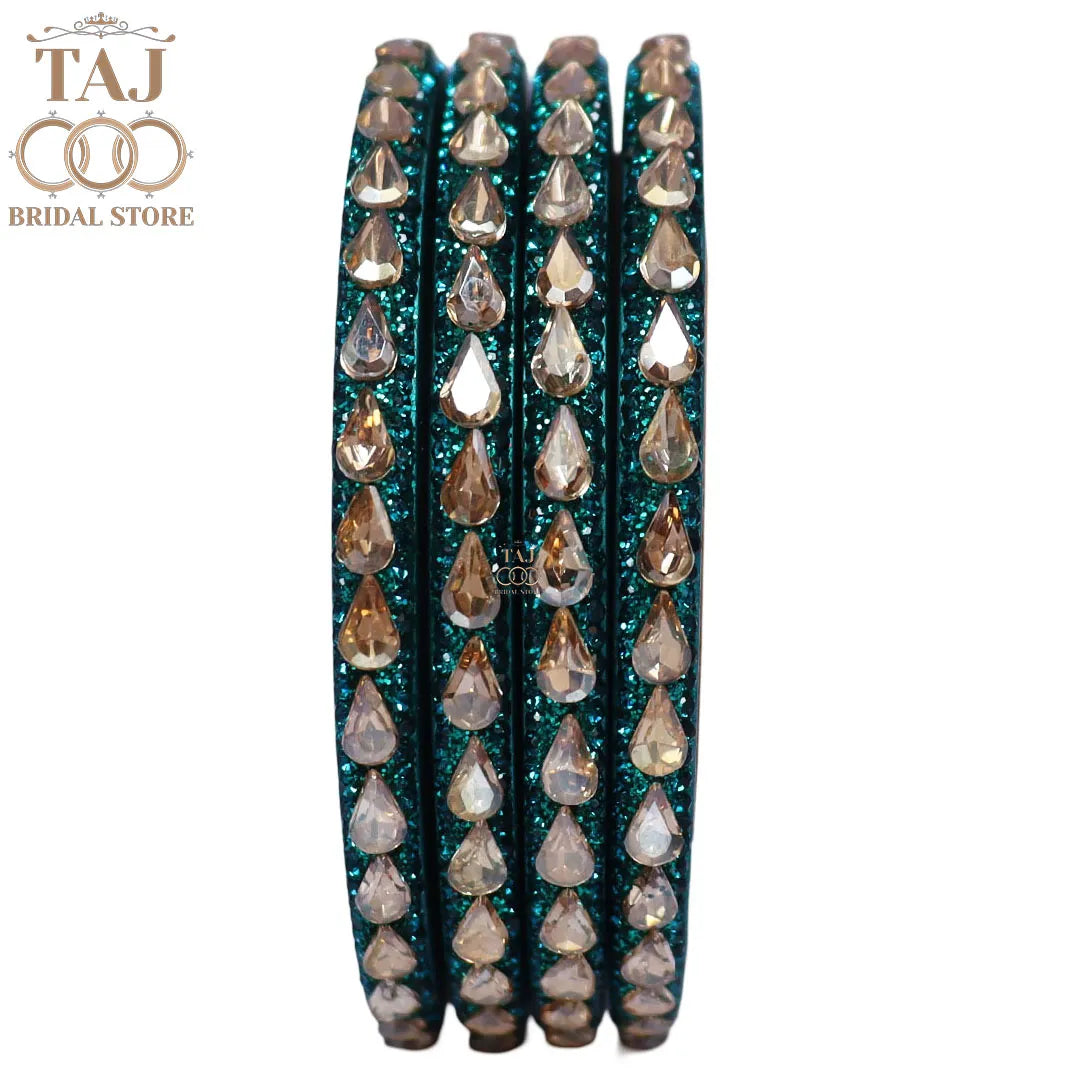 Pure Lac Bangles For Women With Best Kundan Design