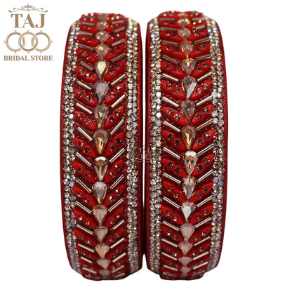 Jaipuri Fancy Lac Kada Bangles in Latest Kundan Design